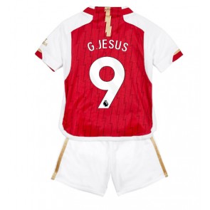 Arsenal Gabriel Jesus #9 kläder Barn 2023-24 Hemmatröja Kortärmad (+ korta byxor)